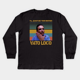 Blood in blood out - Vato Loco Kids Long Sleeve T-Shirt